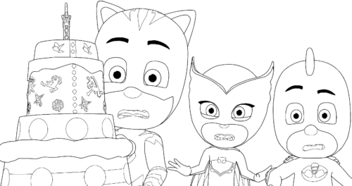 Pjmask Coloring Page