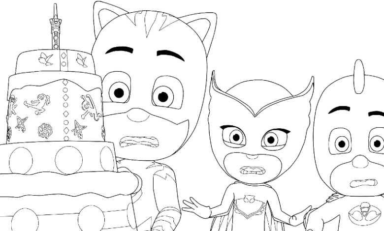 Pjmask Coloring Page