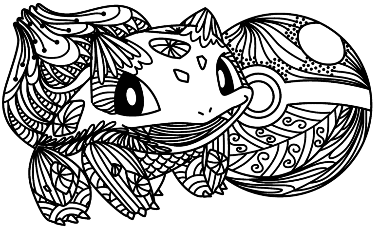 Pokemon Go Mandala Coloring Pages