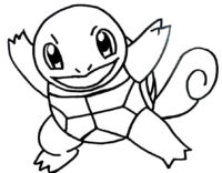 Pokemon Jumper Squirtle Coloring Pages