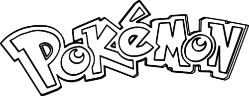 Pokemon Logo Coloring Pages