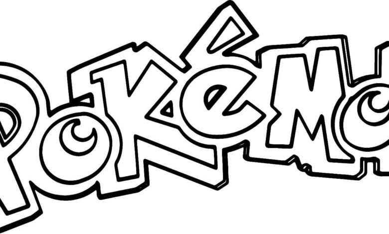 Pokemon Logo Coloring Pages
