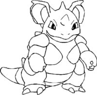 Pokemon Nidoqueen Coloring Page