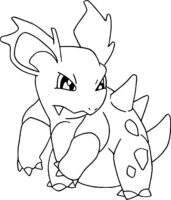 Pokemon Nidorina Coloring Page