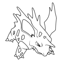 Pokemon Nidorino Coloring Page
