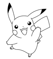 Pikachu Pokemon Coloring Pages