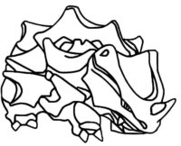 Pokemon Rhyhorn Coloring Page