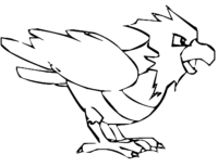 Pokemon Spearow Coloring Page