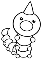 Pokemon Weedle Coloring Page