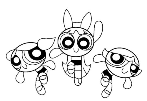 Powerpuff Girls Coloring Pages