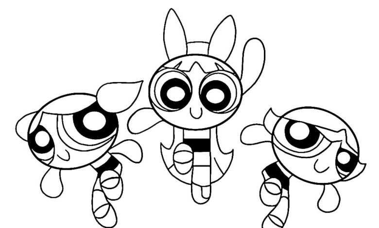 Powerpuff Girls Coloring Pages