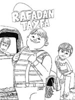 Rafadan Crew Coloring Page Rafadan Tayfa