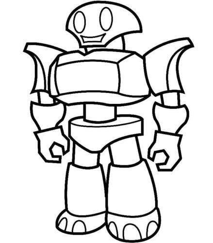 Robot Coloring Page