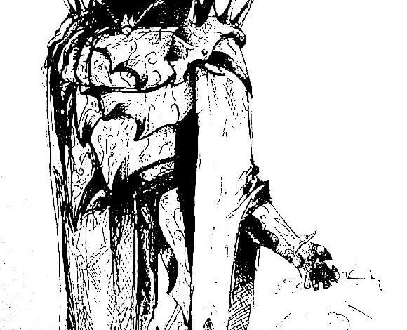 Sauron Lord Of The Rings Coloring Page