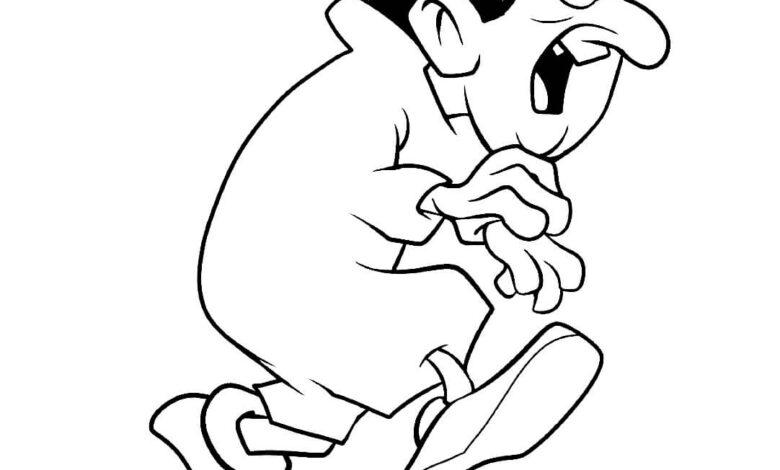 Smurfs Gargamel Coloring Page