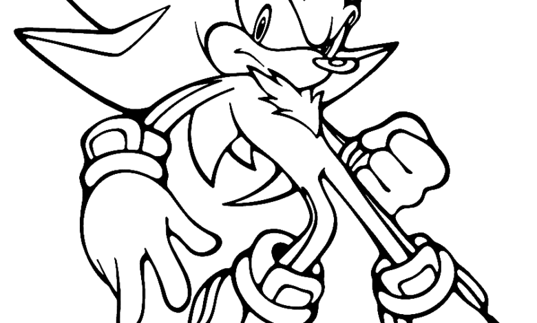 Super Silver Sonic Coloring Page