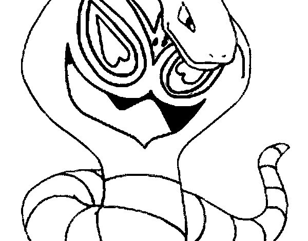 Team Rockets Arbok Coloring Page