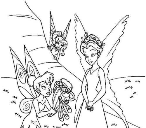 Tinkerbell Coloring Page