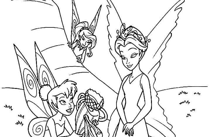 Tinkerbell Coloring Page