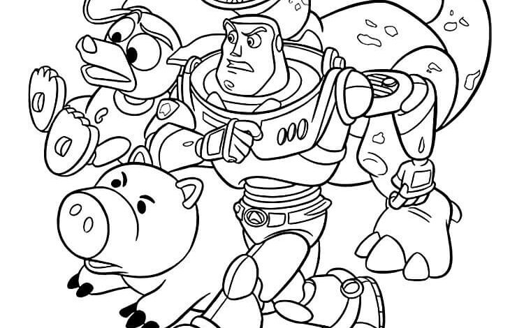 Toy Story Coloring Page