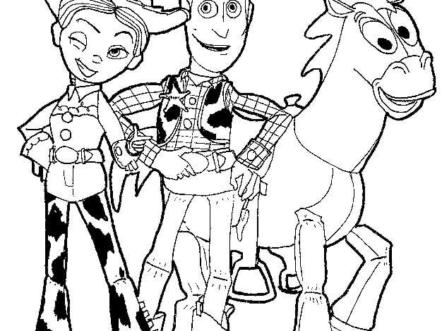 Toy Story Coloring Pages for Kids