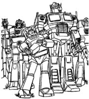 Transformers Coloring Page