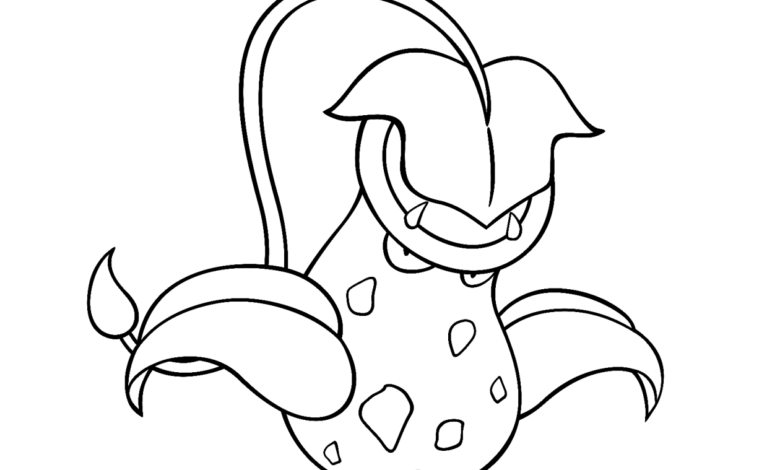 Victreebel Coloring Page