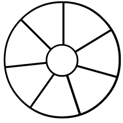 Wheel Circle Coloring Page » Turkau