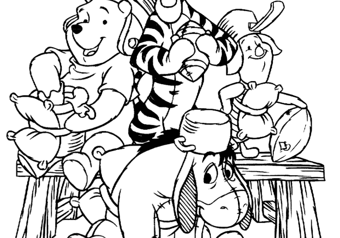 Winnie The Pooh Coloring Page