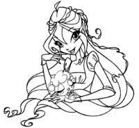 Winx Fairy Coloring Page