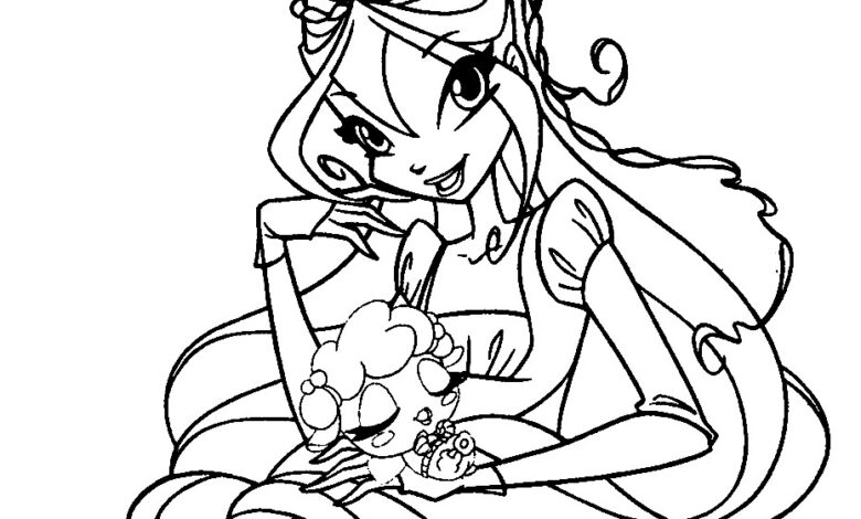 Winx Fairy Coloring Page