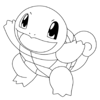 Squirtle Pokemon Coloring Page