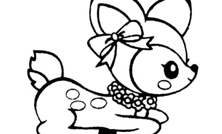 Cute Animal Coloring Pages for Kids