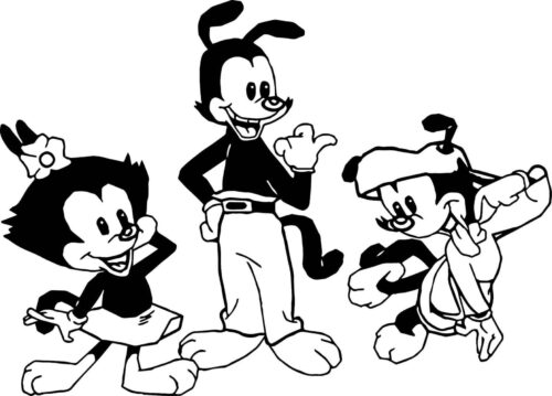 Cute Animaniacs Coloring Pages