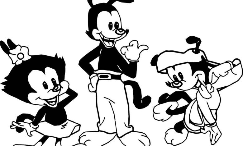 Cute Animaniacs Coloring Pages