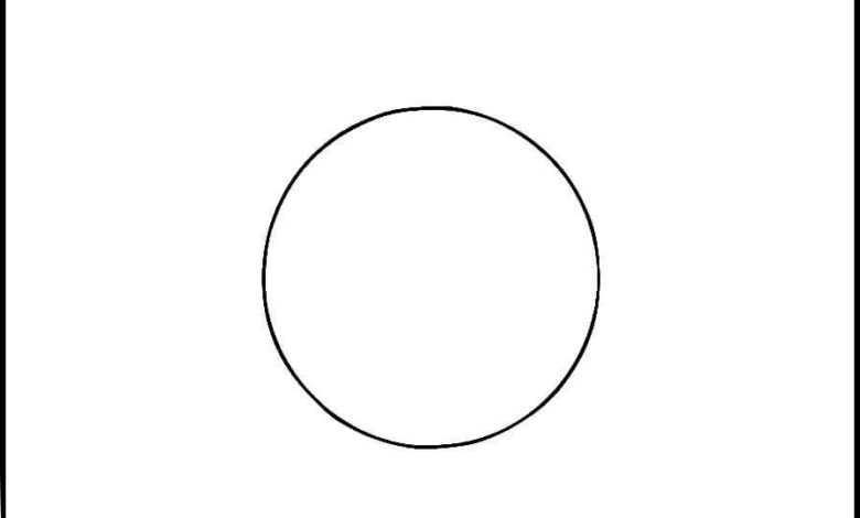 Japan Flag Coloring Page