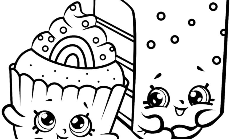 Shopkins Coloring Page