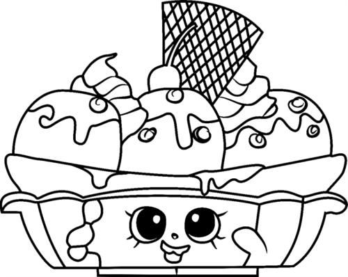 Shopkins Coloring Pages