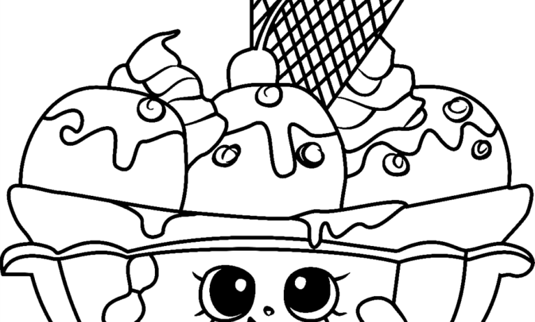 Shopkins Coloring Pages
