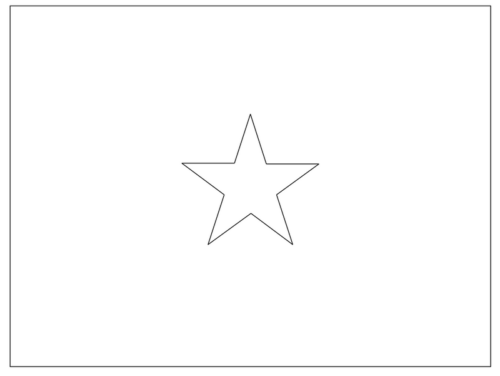 Vietnam Flag Coloring Page