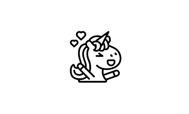 Unicorn Coloring and Drawing Pages
