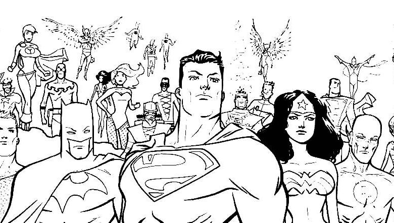 American Superheroes Coloring Pages