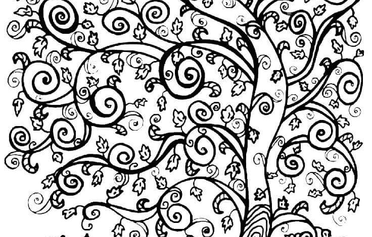 Art Fall Coloring Page