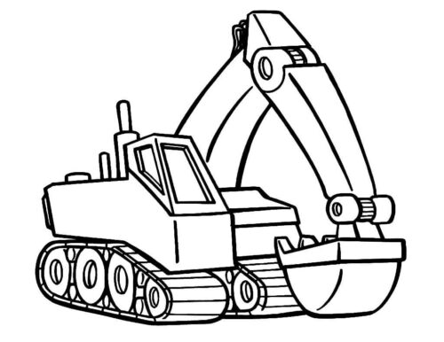 Bagger Coloring Page
