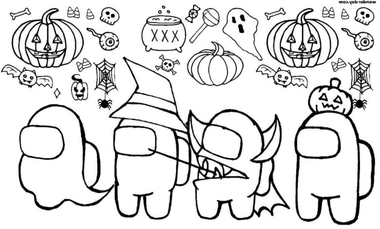 Best Among Us Coloring Page