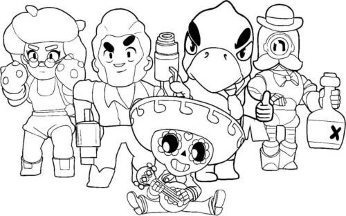 Best Brawl Stars Coloring Pages