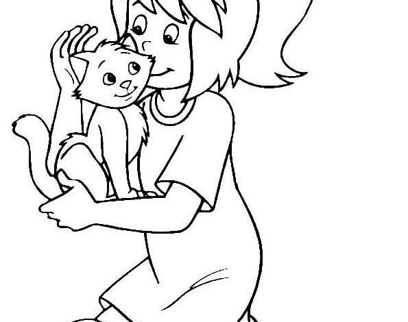 Bibi Blocksberg Coloring Pages