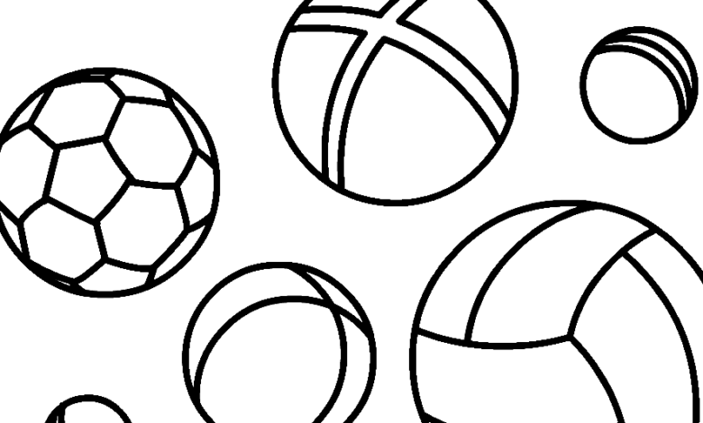 Color Ball Coloring Pages