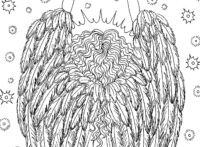 Draw A Angel Coloring Page