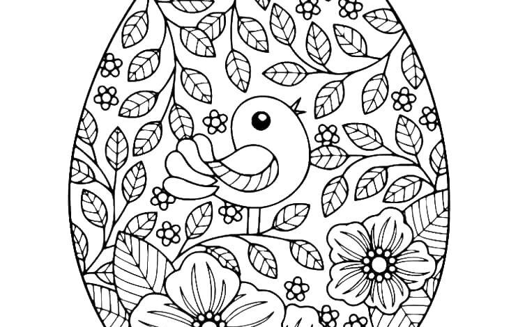 Easter Egg Coloring Page